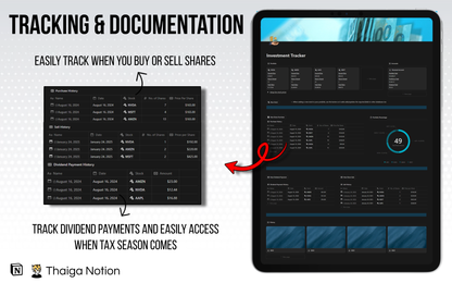 Notion Advanced Investment Tracker