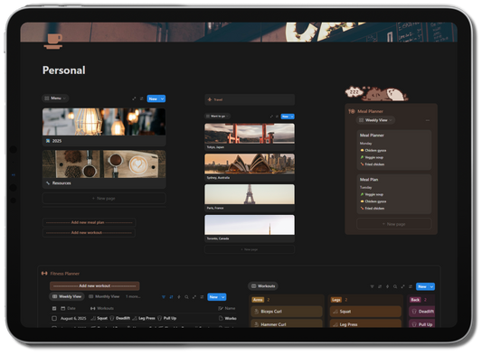 Notion Personal Life Planner