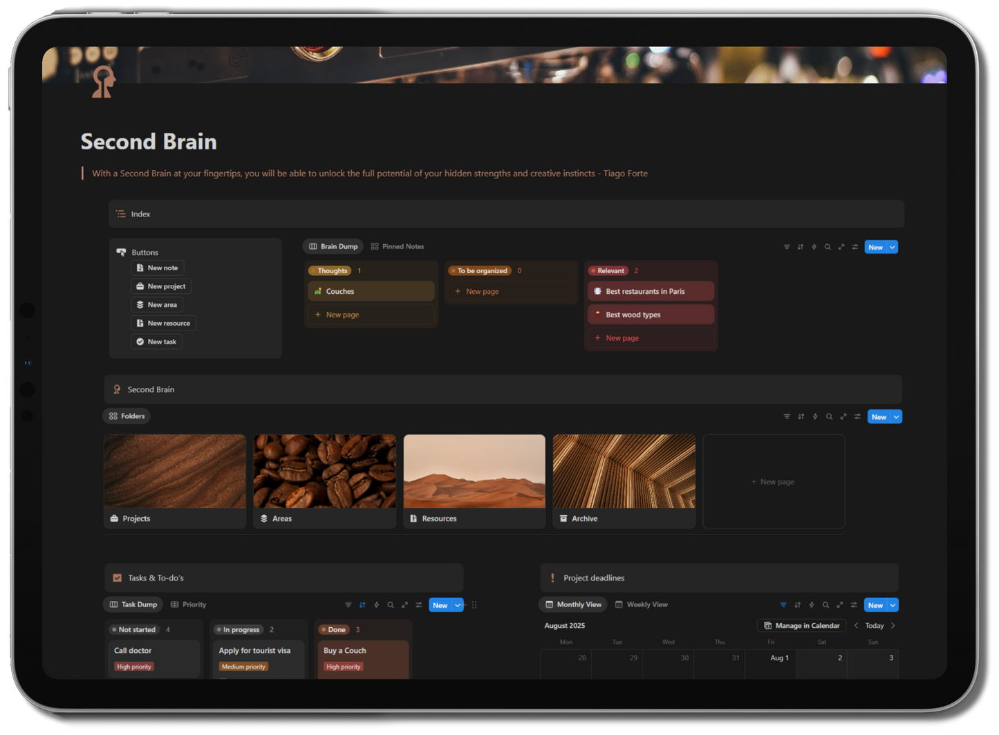 Notion Second Brain